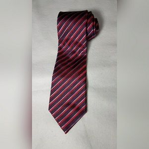 Hugo Boss Red Striped Tie